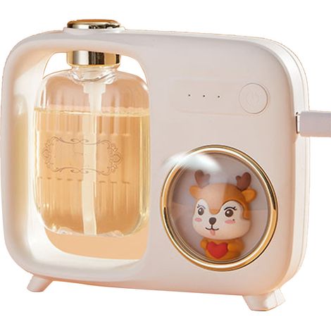 Diffuseur d'huiles essentielles automatique à motif dessin animé, veilleuse pour la maison, les toilettes et les hôtels, diffuseur de parfum amélioré couleur or champagne (1/5)