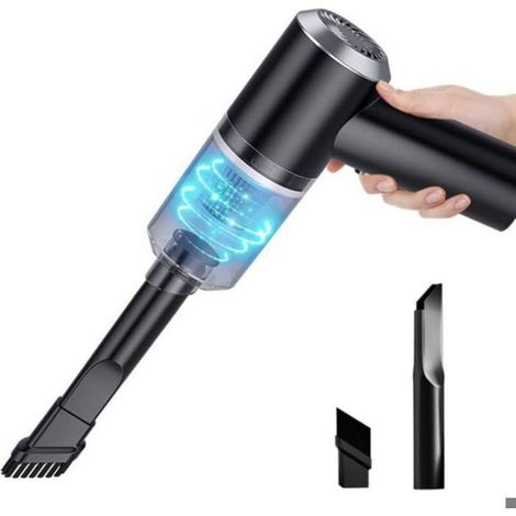 Aspirateur à Main - 6000 Pa - 120 W - Sans Fil - Pour Voiture et Cuisine - Noir - 1 Pièce (1/4)