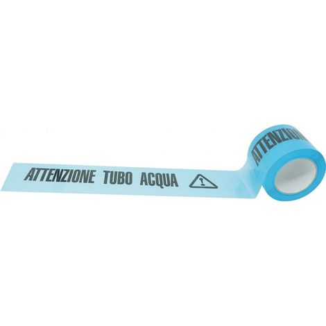 NASTRO SEGNALETICO ATTENZIONE cavo tubo acqua 4 rotoli GEKO