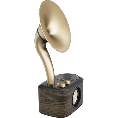 Sangean WR-45X Gold Radio de table FM AUX, Bluetooth rechargeable noir, or