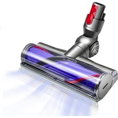 Tête de Brosse Compatible pour Dyson Aspirateur V7, V8, V10, V11, V15 - Pièce de Détachées, Accessoire, Motorhead, Brosse Turbine, Brosse Motorisée pour Tapis et Sols Durs (1/4)