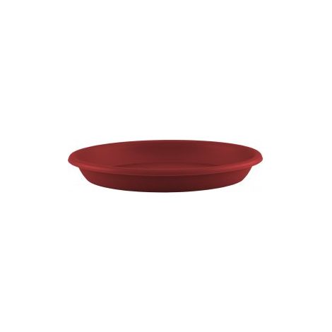 Soucoupe Ronde Rouge Foncée Protection Efficace Pour Pots De 45cm - Artevasi
