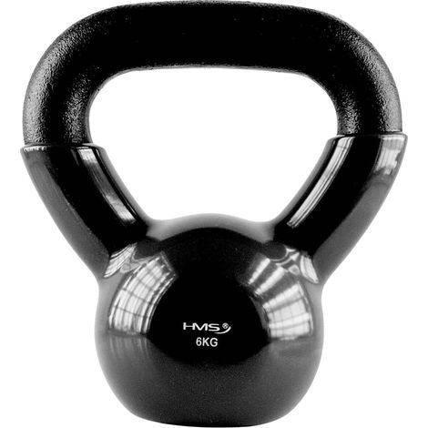 6 kg Gusseisen-Kettlebell - Schwarz (1/5)