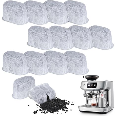 Confezione da 12 filtri per l'acqua per accessori Ninja Luxe Cafe - Inserti per filtri per l'acqua per accessori Ninja Luxe Cafe - Filtro al carbone per macchine da caffè espresso e da caffè (1/5)