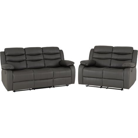 Roma 3 + 2 Seater Suite/Sofa - Grey