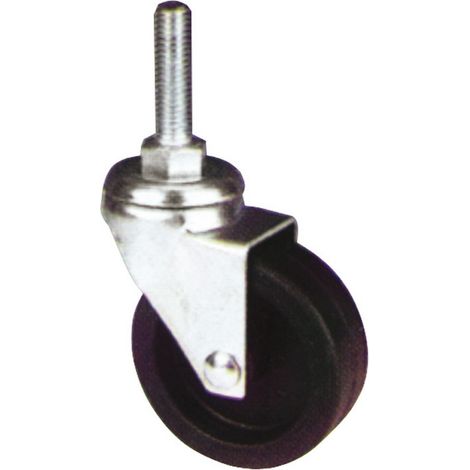 4PZ RUOTA GIREVOLE PER MOBILI mm. 40-perno M8x15