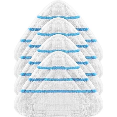 4 Housses Lingettes pour Balai Vapeur Silvercrest Lidl Universel Accessoires pour Nettoyeurs Vapeur (1/4)