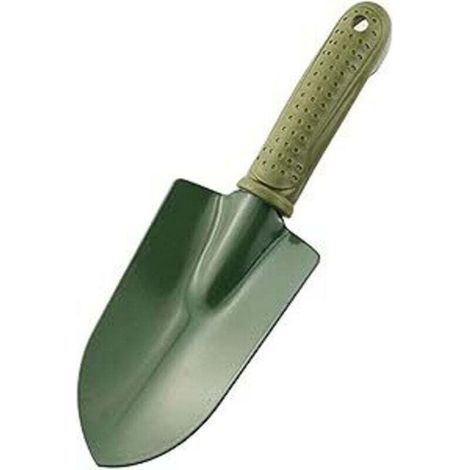 Attrezzo da giardinaggio, pala da scavo, cazzuola da giardinaggio per piantare prati, vanga in lega, manico in plastica antiscivolo (1/4)