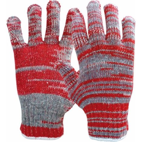 Guantes de punto algodón y poliéster TRICOFLEX Pack 12 pares (1/2)