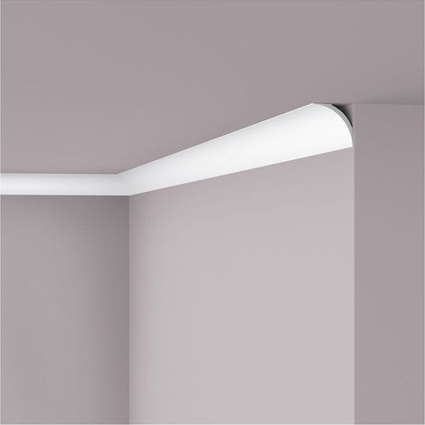 NMC NE2 PURE-box-10 NOMASTYL Noel Marquet 1 Box 10 pieces Cornice moulding contemporary design white 20 m