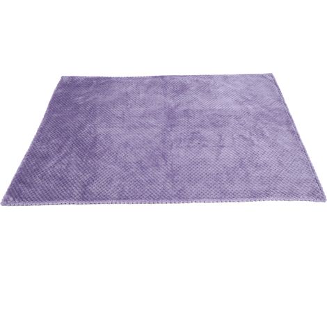 Couverture pour Chien Lavable Hiver Épaisse et Chaude - Matelas Doux en Polaire pour Dormir (Violet Taille S) (1/5)