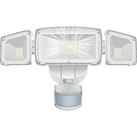 Projecteur de sécurité avec détecteur de mouvement réglable, étanche IP65, pour extérieur. (1/5)