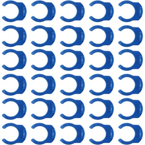 Lot de 30 clips de verrouillage 3/8 pouce - Colliers de serrage à connexion rapide pour raccords de filtres à eau par osmose inverse (1/5)