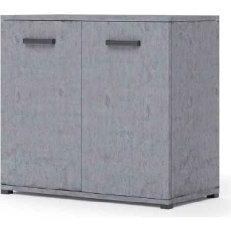 Credenza buffet cucina cemento 80x90x45 cm. Mobiletto (1/3)