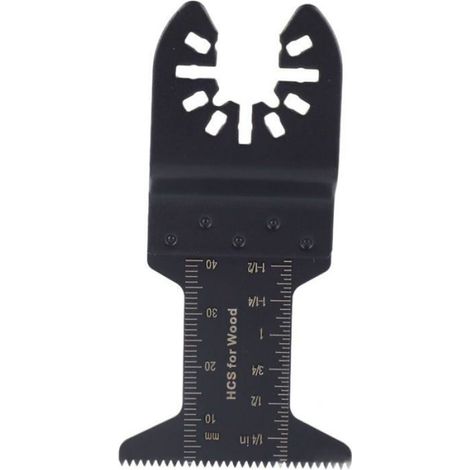 Lame de scie oscillante - - Pack 20 - Acier au carbone - Compatible universel - Pour bois, métal, plastique (1/4)