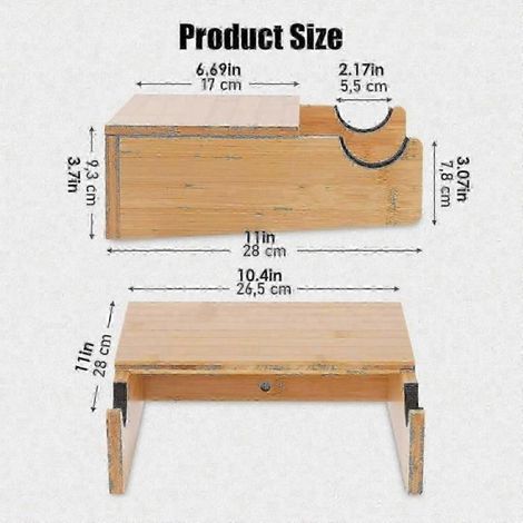 Support mural pour vélos, support horizontal en bois, solution de rangement gain de place 2025 (1/4)