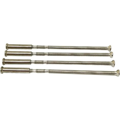 Set of 4 M4 fixing screws for door handle, Alloy steel (1/3)