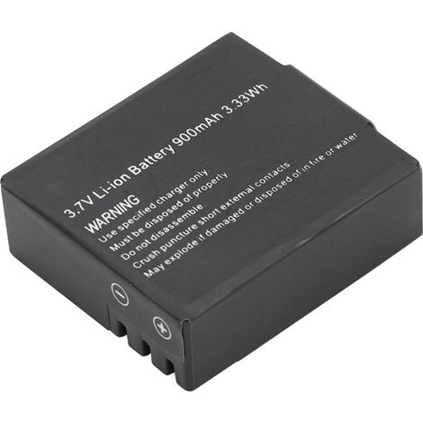 Batterie Li-ion 3,7 V 900 mAh d'origine pour caméras sport SJCAM SJ4000, SJ5000 et M10 (1/5)