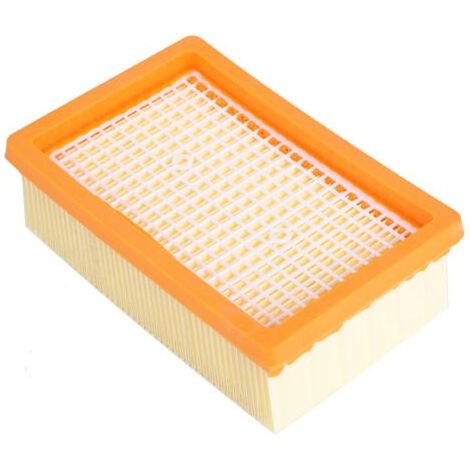 Filtre plissé plat de rechange pour aspirateurs eau et poussière Kärcher MV4, MV5 et MV6 (1/4)