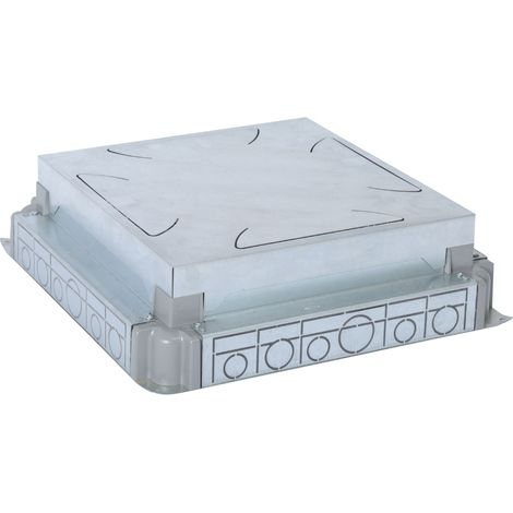 Boîte d'encastrement chape béton auto-ajustable pour boîte sol 16 modules ou 24 modules LEGRAND 088092