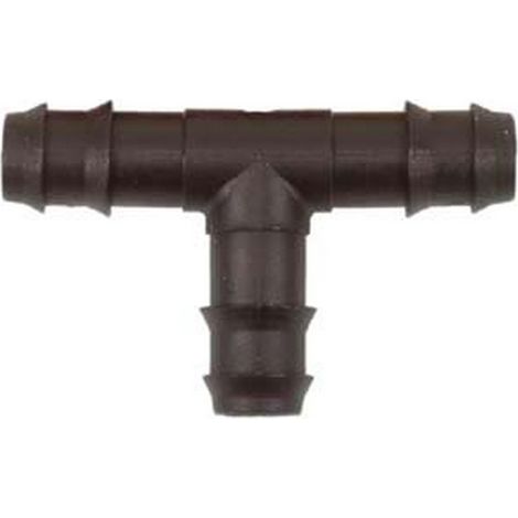20PZ RACCORDO PORTAGOMMA  A "TI" IN POLIPROPILENE - ø mm.25