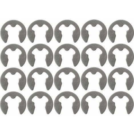 Circlip Extérieur Acier Ressort DIN 6799 Forme E Ø12 mm Lot 10 Pièces Arbre Transmission - (1/2)