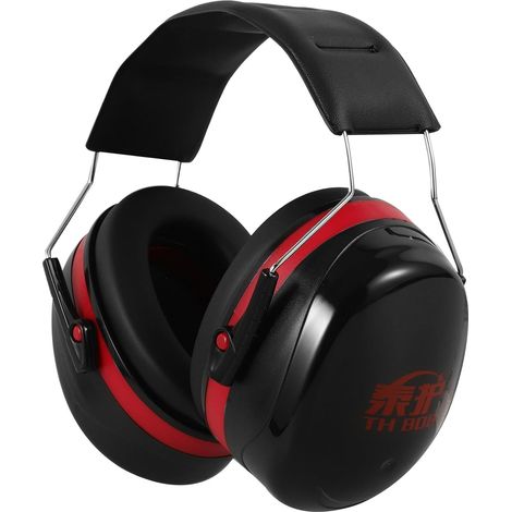 Casque Antibruit Professionnel en ABS et Éponge Protection Auditive Confortable Ajustement Sécurisé pour Atelier , pour Travail et Sommeil (1/5)
