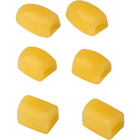 6 tampons en silicone pour saxophone, coussinets jaunes pour touches et repose-doigts, confortables et durables (1/5)