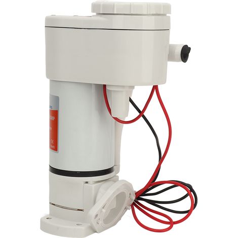 Pompe électrique marine 12V 21A pour toilettes bateau, kit de conversion auto-amorçante avec anti-retour, débit max 5,5 GPM/20,8 LPM, yacht et navire. (1/5)