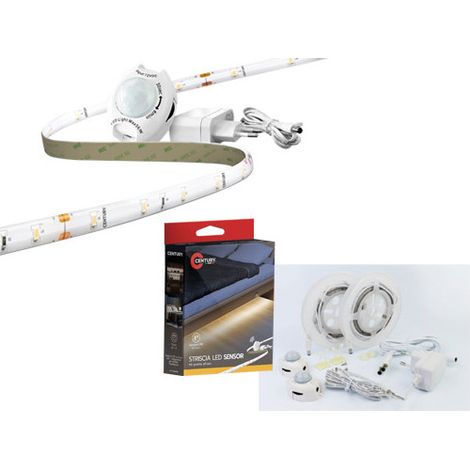 Tira de LED con sensor de 2,4 m luz cálida 3000 K USB para interiores – Century