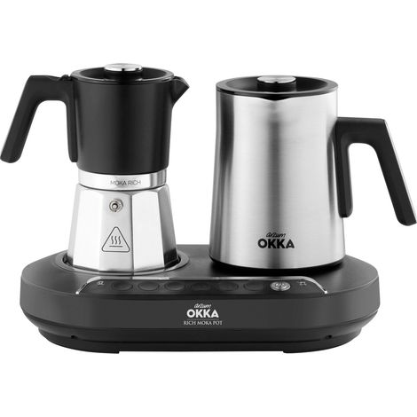 arzum OK0027-0500 Mokka-Automat Schwarz, Chrom Fassungsvermögen Tassen=5 (1/5)