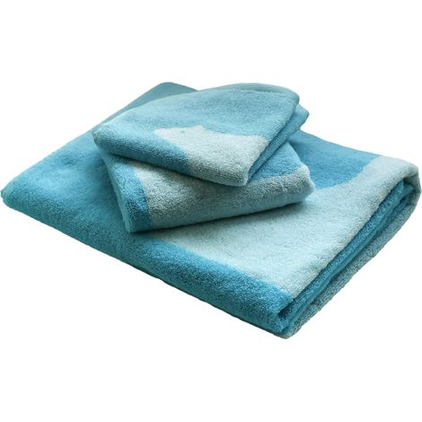Ensemble de serviettes de bain pour salle de bain - 3 pièces, ensemble de serviettes absorbantes pour salle de bain, 1 serviette de bain pour adultes, 1 serviette pour les mains, 3