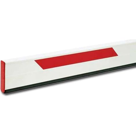 Faac – Lisse rectangulaire 2315 mm pour barrières 615, 620 et 640 – Caoutchouc antichoc – Installation sans côtes de sécurité actives (1/3)