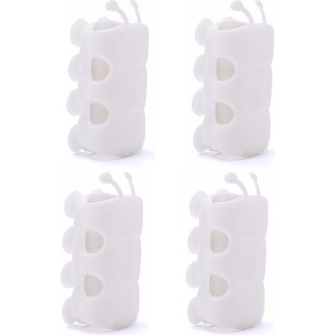 Support De Douche En Silicone - Ventouse Puissante - Pour Murs Baignoires Et Miroirs - Réglable En Hauteur - 1 Pièce (1/5)