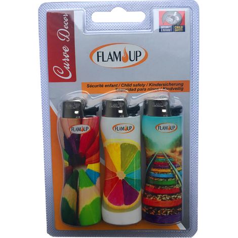 Zündhölzer Pierre Curve Dekor X3 Flam'up - Flam'up