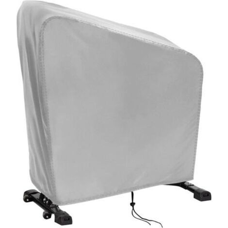 Housse imperméable et anti-poussière pour vélo d'appartement (123 x 58 x 113/142 cm) (1/4)