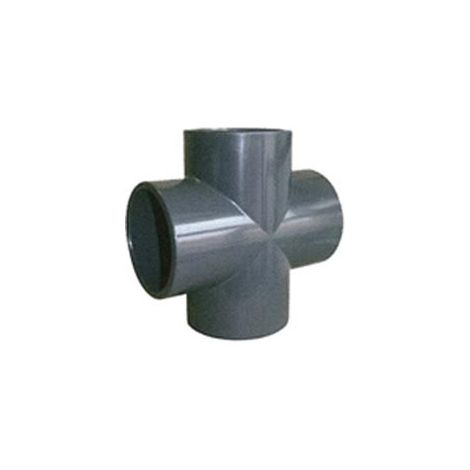 Plasson - Croix PVC 90° Ø25mm - 524025 (1/2)