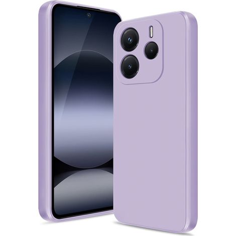 Funda para Xiaomi Redmi Note 14 4G, silicona ligera, color morado. (1/5)