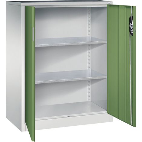 C+P, Armoire d'atelier hauteur bureau à portes battantes, h x l