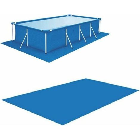 Tapis de Piscine Rectangle, Tapis De Sol pour Piscine Carrée, Tapis de Sol rectangulaire pour Piscine, bâche de Sol Pliable pour Piscine à ossature, pataugeoire, Bain à remous-LIAIKI (1/5)