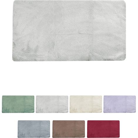 Alfombra Interior de Pelo Corto Antideslizante - Estera 100% Poliéster para Salón, Dormitorio y Sala de Estar (1/5)