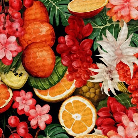 Tela decorativa para exteriores Oxford - Motivo frutal  DX6259 (1/5)