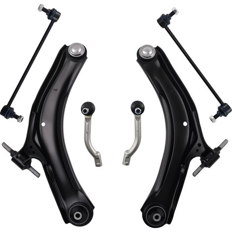 6PCS FRONT LOWER WISHBONES ARMS DROP LINKS TRACK ROD ENDS FOR NISSAN QASHQAI J10 (1/5)