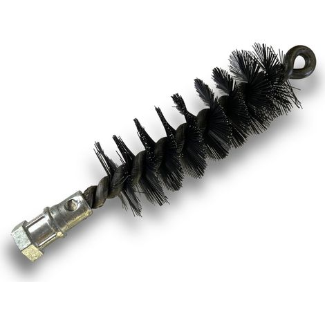 Brosse à tube PRO ACIER Ø 35 mm Raccord M12175 femelle Ame en acier torsadé Nettoyage brossage tube et canalisation Kibros 41SCA35