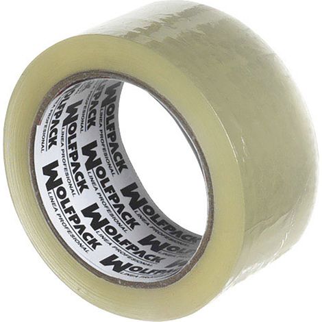 WOLFPACK LINEA PROFESIONAL - Ruban d'emballage transparent 48 mm. x 66 m.