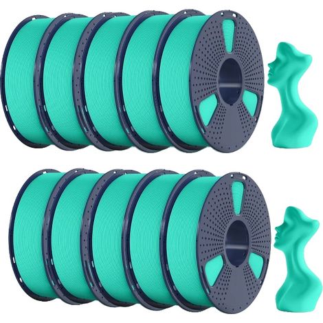 3D-Druckfilament, hohe Geschwindigkeit, matte Oberfläche, mintgrün (1/2)
