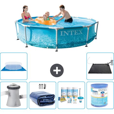 Intex Piscine Tubulaire Ronde - 305x76 cm - 7-pièces S31375 (1/3)
