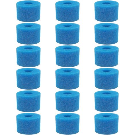 18 filtres en mousse réutilisables et lavables de type S1 pour spa pur-AquaForge (1/5)