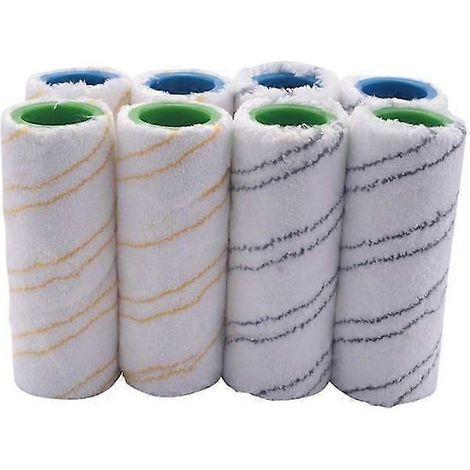Lot de 8 rouleaux pour nettoyeur de sols électrique FC7 FC5 FC3 FC3D 2.055-007.0 / 2.055-006.0