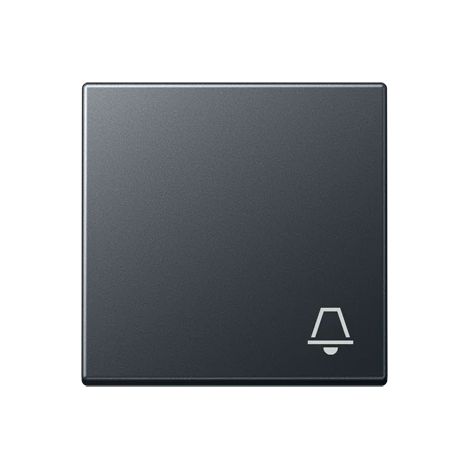 Jung Balancín simple, símbolo timbre, termoplástico lacado, Serie A, antracita mate A 590 BF K ANM